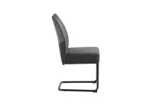 Schwinger, 2er-Set >PETER< in Anthrazit aus Webstoff 45 x 94 x 54 cm (BxHxT)