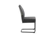 Schwinger, 2er-Set >PETER< in Anthrazit aus Webstoff 45 x 94 x 54 cm (BxHxT)