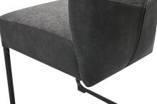 Schwinger, 2er-Set >PETER< in Anthrazit aus Webstoff 45 x 94 x 54 cm (BxHxT)