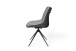 Stuhl >PHOENIX< 2er-Set in Hellgrau aus Mikrofaser 50 x 88 x 62 cm (BxHxT)