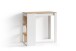 Bartisch >MOBY< in Weiß/Eiche-Optik 110 x 104 x 50 cm (BxHxT)