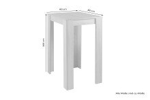 Bartisch >NELE< in Old-Wood-Optik 80 x 104 x 60 cm (BxHxT)