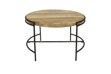 Couchtisch >HANNA< aus Mangoholz 60 x 40 x 62 cm (BxHxT)