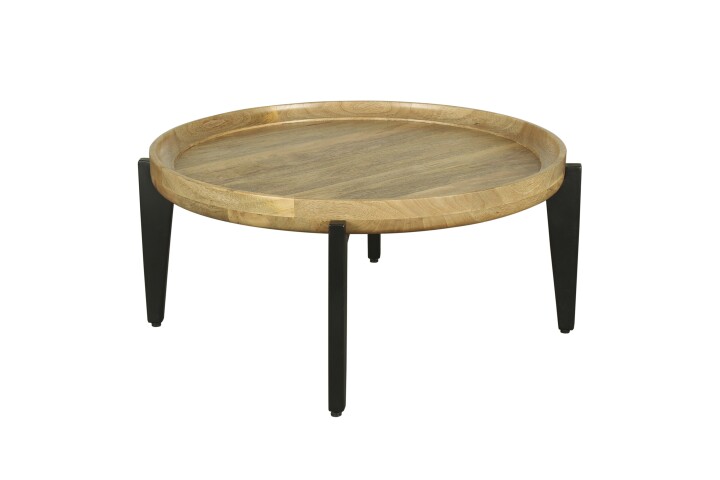 Couchtisch >MILA< aus Mangoholz 75 x 34 x 75 cm (BxHxT)