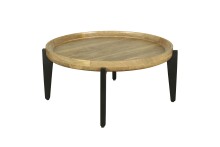 Couchtisch >MILA< aus Mangoholz 75 x 34 x 75 cm...
