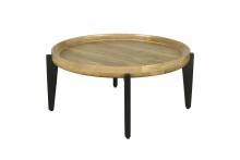 Couchtisch >MILA< aus Mangoholz 75 x 34 x 75 cm (BxHxT)