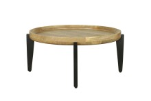 Couchtisch >MILA< aus Mangoholz 75 x 34 x 75 cm (BxHxT)