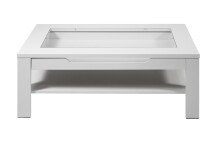 Couchtisch >RALPH< in Weiß 110 x 43 x 67 cm (BxHxT)