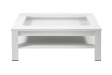 Couchtisch >RALPH< in Weiß 110 x 43 x 67 cm (BxHxT)