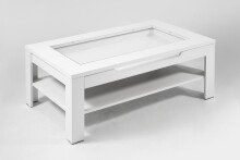 Couchtisch >RALPH< in Weiß 110 x 43 x 67 cm...
