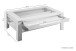 Couchtisch >RALPH< in Weiß 110 x 43 x 67 cm (BxHxT)