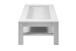 Couchtisch >RALPH< in Weiß 110 x 43 x 67 cm (BxHxT)