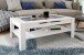 Couchtisch >RALPH< in Weiß 110 x 43 x 67 cm (BxHxT)
