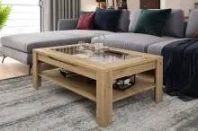 Couchtisch >RALPH< in Eiche-Optik 110 x 43 x 67 cm...