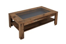 Couchtisch >RALPH< in Old-Wood-Optik 110 x 43 x 67...