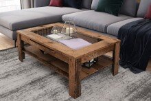 Couchtisch >RALPH< in Old-Wood-Optik 110 x 43 x 67...