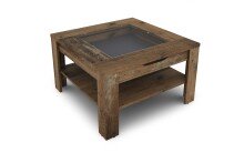 Couchtisch >RALPH< in Old-Wood-Optik 67 x 43 x 67...