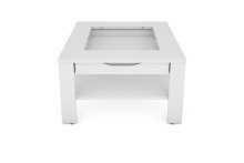 Couchtisch >RALPH< in Weiß 67 x 43 x 67 cm (BxHxT)