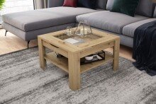 Couchtisch >RALPH< in Eiche-Optik 67 x 43 x 67 cm...