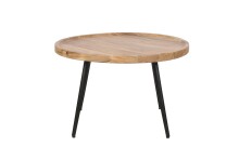 Couchtisch >ROMY< aus Akazie 75 x 47,5 x 75 cm (BxHxT)