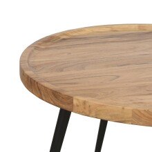 Couchtisch >ROMY< aus Akazie 75 x 47,5 x 75 cm (BxHxT)