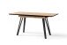 Tisch >BERLIN< in Eiche-Optik 120-160 x 75 x 80 cm (BxHxT)