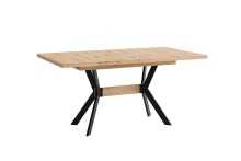 Tisch >BREMEN< in Eiche-Optik 160-200 x 75 x 90 cm...