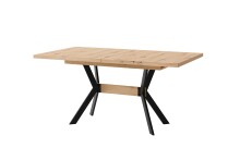 Tisch >BREMEN< in Eiche-Optik 160-200 x 75 x 90 cm (BxHxT)
