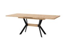 Tisch >BREMEN< in Eiche-Optik 160-200 x 75 x 90 cm (BxHxT)