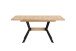 Tisch >BREMEN< in Eiche-Optik 160-200 x 75 x 90 cm (BxHxT)