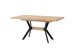Tisch >BREMEN< in Eiche-Optik 160-200 x 75 x 90 cm (BxHxT)