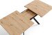 Tisch >BREMEN< in Eiche-Optik 160-200 x 75 x 90 cm (BxHxT)