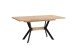 Tisch >BREMEN< in Eiche-Optik 160-200 x 75 x 90 cm (BxHxT)