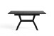 Tisch >BREMEN< in Eiche-Optik Schwarz 160-200 x 75 x 90 cm (BxHxT)