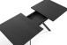 Tisch >BREMEN< in Eiche-Optik Schwarz 160-200 x 75 x 90 cm (BxHxT)
