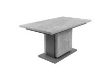Tisch >BRITTA< mit Auszug in Beton-Optik 140-190 x...