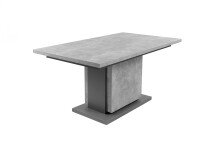 Tisch >BRITTA< mit Auszug in Beton-Optik 160-215 x...