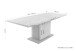Tisch >BRITTA< mit Auszug in Beton-Optik 160-215 x 75 x 90 cm (BxHxT)