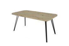 Tisch >LIFE< in Eiche-Optik 160-240 x 76 x 90 cm (BxHxT)