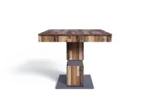 Tisch >MATTHEW< mit Auszug in Old-Wood-Optik...