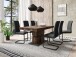 Tisch >MATTHEW< mit Auszug in Old-Wood-Optik 140-195 x 75 x 90 cm (BxHxT)