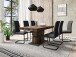 Tisch >MATTHEW< mit Auszug in Old-Wood-Optik 140-195 x 75 x 90 cm (BxHxT)