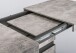 Tisch >MATTHEW< mit Auszug in Beton-Optik 160-215 x 75 x 90 cm (BxHxT)