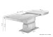 Tisch >MATTHEW< mit Auszug in Beton-Optik 160-215 x 75 x 90 cm (BxHxT)