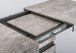 Tisch >MATTHEW< mit Auszug in Beton-Optik 160-215 x 75 x 90 cm (BxHxT)