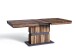 Tisch >MATTHEW< mit Auszug in Old-Wood-Optik 160-215 x 75 x 90 cm (BxHxT)