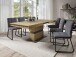 Tisch >MATTHEW< mit Auszug in Eiche-Optik 160-215 x 75 x 90 cm (BxHxT)