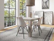 Tisch >NEPAL< in Beton-Optik 120 x 75 x 80 cm (BxHxT)