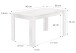 Tisch >NEPAL< in Eiche-Optik 140 x 75 x 80 cm (BxHxT)