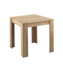 Tisch >NEPAL< in Eiche-Optik 80 x 75 x 80 cm (BxHxT)